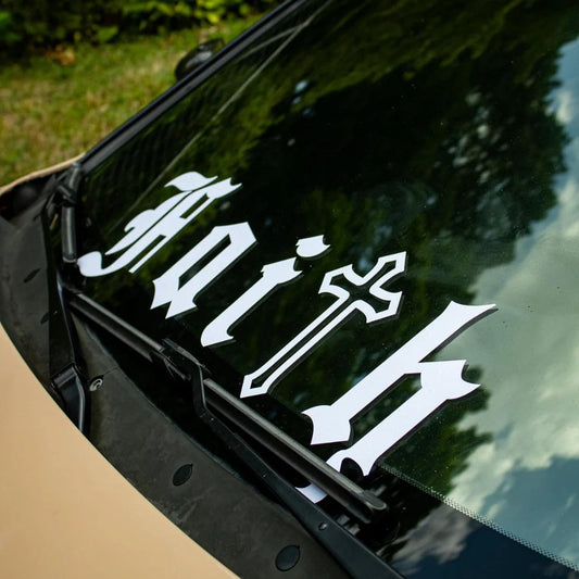 Faith windshield Banner