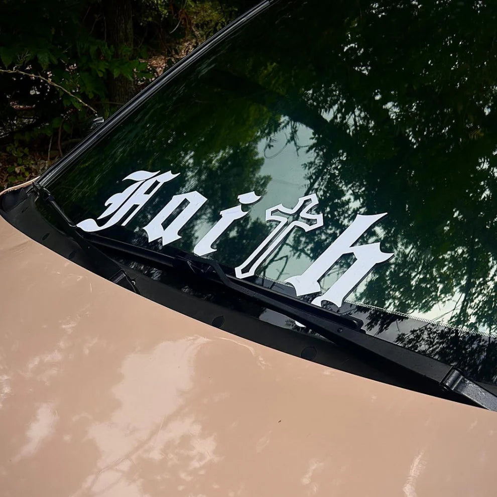 Faith windshield Banner
